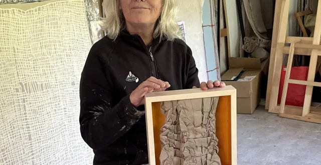 photo  pola carmen présentera son travail avec les emballages.  &copy;  martine camillieri 