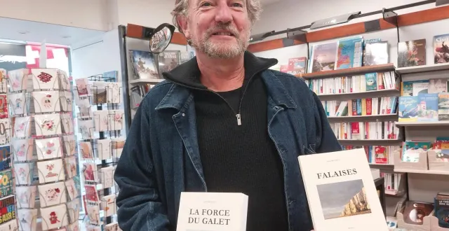 photo  xavier becquet, écrivain normand, présentera deux de ses ouvrages jeudi, à la maison de la presse.  &copy;  ouest-france 