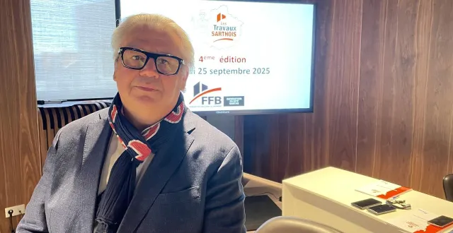 photo  dominique-andré moutiers, président de la ffb 72.  &copy;  le maine libre 