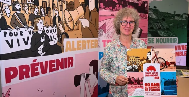photo  angers, le 24 septembre 2025. florence denier-pasquier, coprésidente (avec régine bruny) de l’association, rappelle que fne anjou préfère alerter et prévenir plutôt que d’introduire, comme ce fut parfois le cas, des actions en justice.  &copy;  photo co – laurent combet 