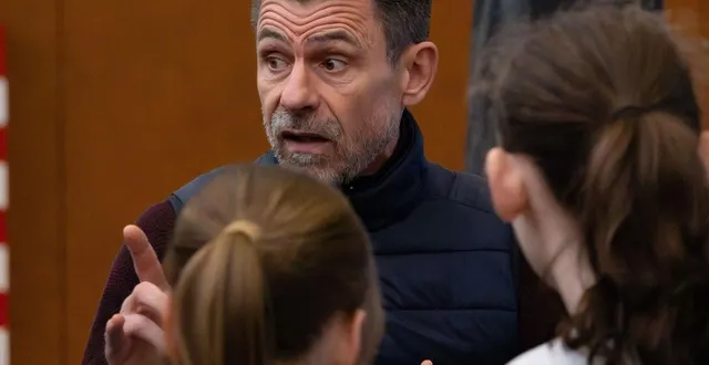 photo  jérôme léger, le coach de l’équipe féminine du sco angers, en nationale 2.  &copy;  sco angers volley 