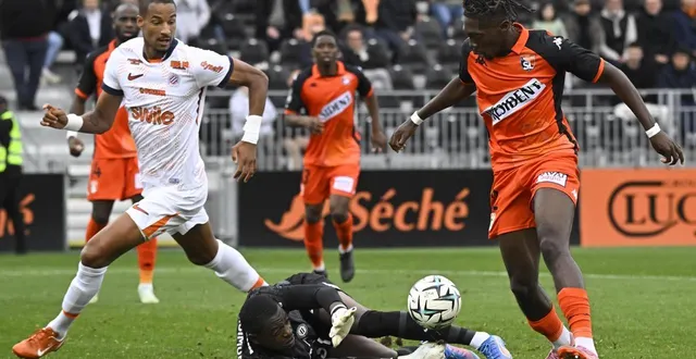 photo  malgré sa belle occasion à la 90e+3, noa mupemba n’a pas été plus en réussite que ses coéquipiers du stade lavallois face à montpellier (défaite 0-1).  &copy;  vincent michel, ouest-france 