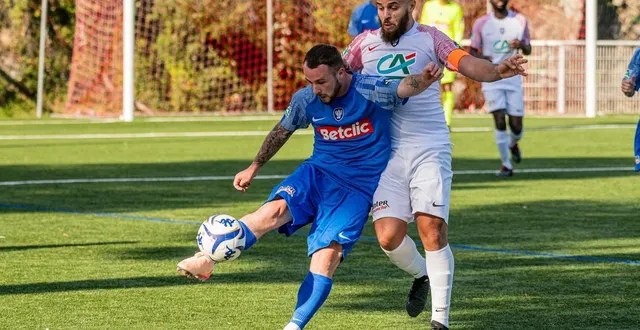 photo  laurent thomas et les coulainais ont pris la mesure d’abdessamad merini et la mellinet.  &copy;  baptiste mura 