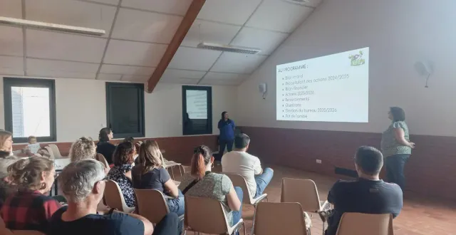 photo  l’assemblée générale de l’aepe s’est déroulée à la salle polyvalente, mardi.  &copy;  ouest-france 