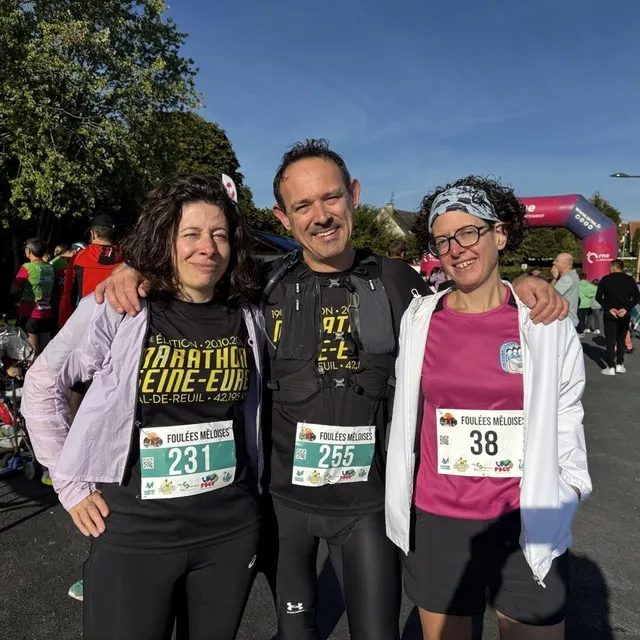 photo delphine et pascal sont venus de l’eure pour passer leur week-end avec leur amie mêloise et parfaire leur entraînement.  ©  ouest-france