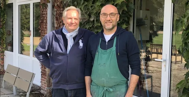 photo  pascal bernard et jean-baptiste drachkovitch, co-propriétaires des ateliers langlois martin.  &copy;  ouest-france 
