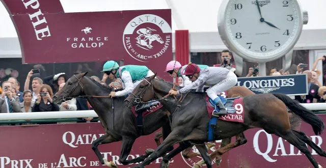 photo  le prix de l’arc de triomphe, une épreuve mythique qui célèbre sa 104e édition en 2025.  &copy;  archives joël le gall / ouest-france 