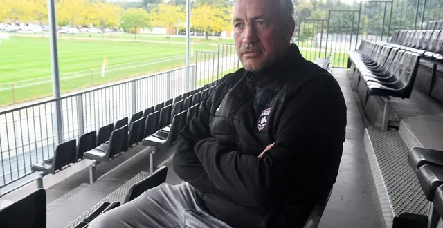 photo  angers, 26 septembre 2025. damien hamelin, éducateur sportif au sco-rca rugby.  &copy;  co michel durigneux 