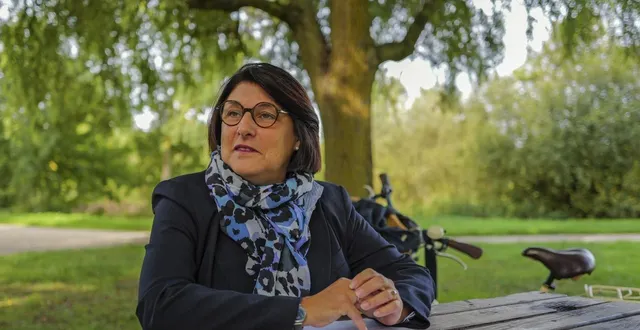 photo  isabelle cozic-guillaume est candidate aux élections municipales 2026 pour la commune d’arnage.  &copy;  le maine libre - denis lambert 