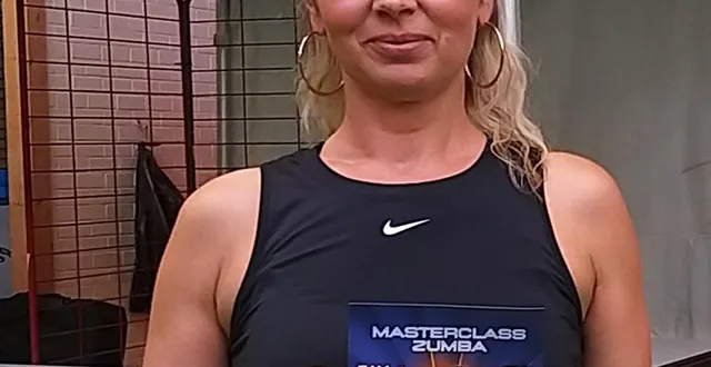 photo  céline hervé animera la master class zumba aux côtés de wassily eyermann.  &copy;  ouest-france 