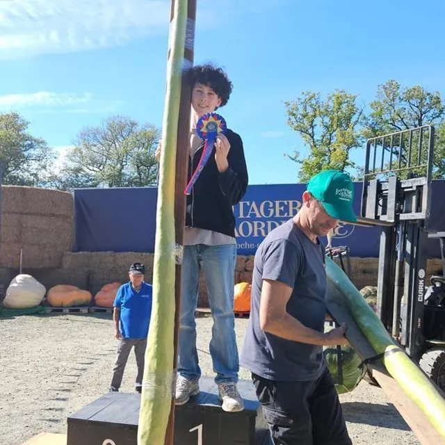 photo son fils ismaël a aussi remporté plusieurs prix pour ses légumes géants.  ©  mehdi daho.