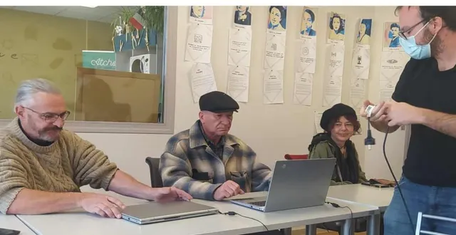 photo  des participants motivés pour progresser sous la houlette de théo nahon.  &copy;  ouest-france 