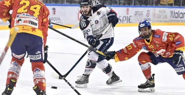 photo  lors de la saison 2022-23, jonathan charbonneau avait marqué 65 points en 54 matches avec les ducs d’angers.  &copy;  sébastien aubinaud 