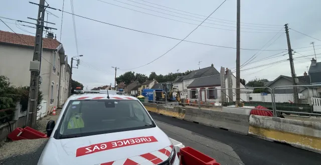 photo  le gaz s’est répandu à hauteur du 99, avenue du docteur jean mac.  &copy;  le maine libre 