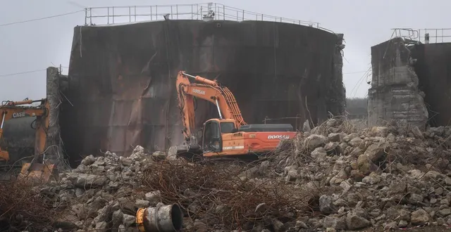 photo  le dépôt pétrolier de bouchemaine avait été démantelé en 2019 (photo).  &copy;  archives co – laurent combet 