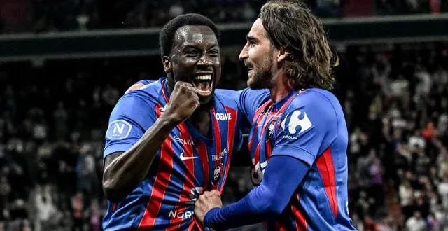 photo  le sm caen a retrouvé le sourire face au puy, vendredi 3 octobre 2025.  &copy;  martin roche, ouest-france 