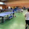 photo l’entraînement de tennis de table a débuté. la salle qui lui est destinée au gymnase accueille huit tables.