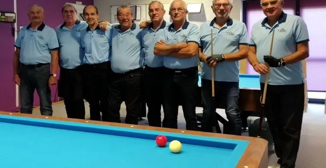 photo  une partie de l’effectif des équipes du billard de l’antonnière.  &copy;  ouest-france 