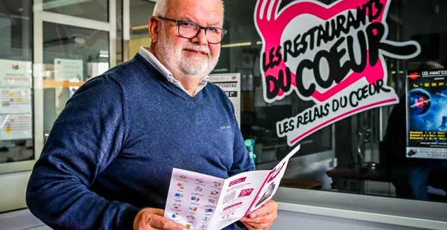 photo  coulaines, mardi 30 septembre 2025. philippe coutant est le nouveau président des restos du cœur de la sarthe. « la misère est partout », déplore-t-il.  &copy;  photo le maine libre – yvon loué 