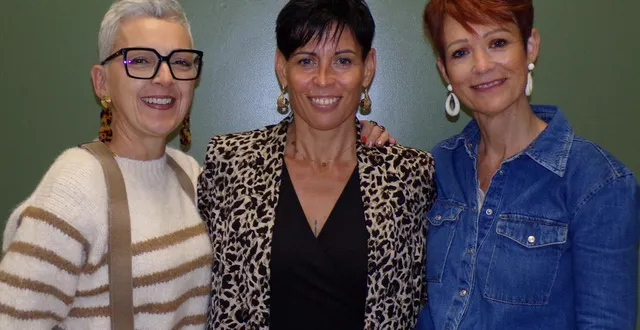 photo  de g. à d. : isabelle cœur-joly, laëtitia jarry, isabelle aubry prêtes pour l’ouverture de l’enseigne la p’tite kokette.   &copy;  le maine libre 