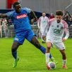 photo  samuel nzoimbengene (balle au pied) a marqué le but victorieux pour la suze, en fin de match, face à coulaines. 