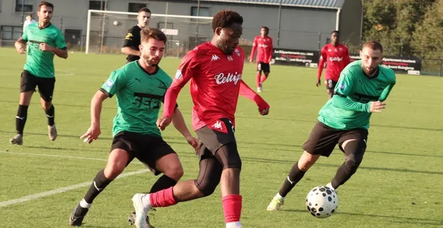 photo  l’us alençon a été battue sur le terrain de la réserve de guingamp, samedi 4 octobre 2025.  &copy;  gaëlle germain 