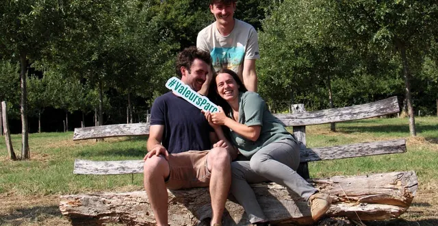 photo  théo plessis, stella berdinelle et nicolas ribot, trois profils différents, une passion commune.  &copy;  parc naturel régional du perche 