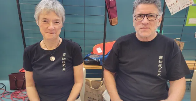 photo  danièle et joël panhelleux.  &copy;  archives co 