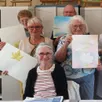 photo véronique moret (assise) a fait découvrir l’aquarelle aux artistes amateurs.