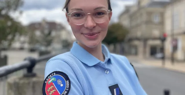 photo  forte de son expérience auprès des cadets de la gendarmerie, valentine fossard souhaite désormais devenir gendarme.  &copy;  ouest-france 