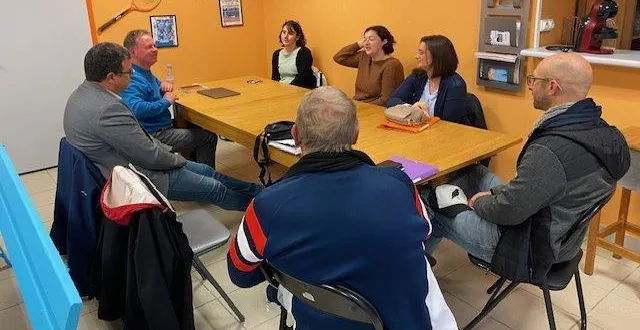 photo  les responsables de la vigilante multisports en assemblée générale.  &copy;  le maine libre. 