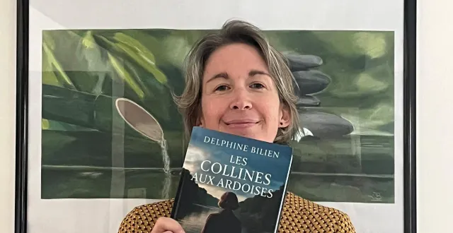 photo  l’ardoise et ses savoir-faire : un univers que connaît bien l’autrice delphine bilien.  &copy;  delphine bilien 