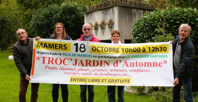 photo  les représentants et des bénévoles du jardinier sarthois, de la municipalité et du passé (ré) créatif donnent rendez-vous aux amateurs de jardinage pour un moment d’échange et de convivialité.  &copy;  le maine libre 