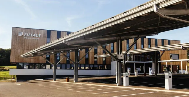 photo  le nouveau siège d’eiffage énergie & systèmes a ouvert ses portes en juillet 2025 dans la zone d’aménagement concerté du ribay au mans (sarthe).  &copy;  ouest-france 