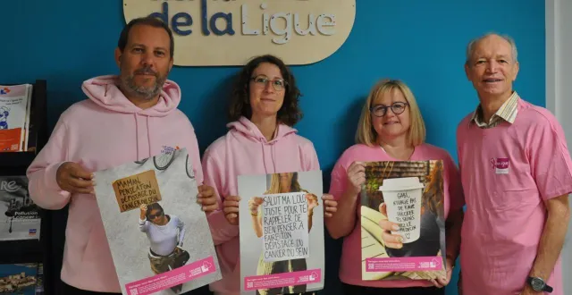 photo  l’équipe d’organisation, de droite à gauche : jackie collet, élodie coulon (attachée de prévention), carole achard et jocelin corvaisier.  &copy;  le maine libre 