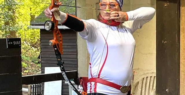 photo  superbe performance de nathalie bécu  &copy;  archers de sillé 