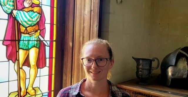 photo  aurore durand, propriétaire du château du pineau.  &copy;  co 