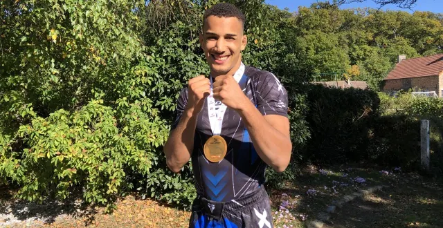 photo  fabian glele a grandit au ménil-broût, dans l’orne. il est devenu champion du monde de mma amateur le 2 octobre 2025.  &copy;  ouest-france 