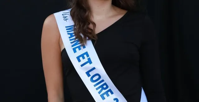 photo  juliette papin, après son élection miss maine-et-loire, en février 2025.           &copy;  pierre boucher 