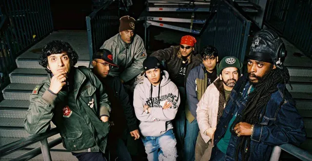 photo  dub, hip-hop, drum’n’bass et ragga électro avec le groupe anglais asian dub fondation à andard, tête d’affiche du festival du rock et des vaches.  &copy;  archives raphaël fresnais / ouest-france 