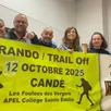 photo  les sportifs du collège mobilisés pour l’organisation du trail semi-urbain. 