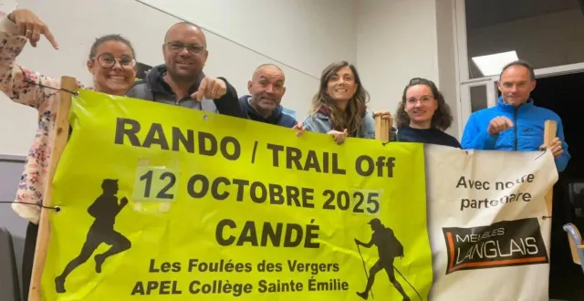 photo  les sportifs du collège mobilisés pour l’organisation du trail semi-urbain.  &copy;  co 