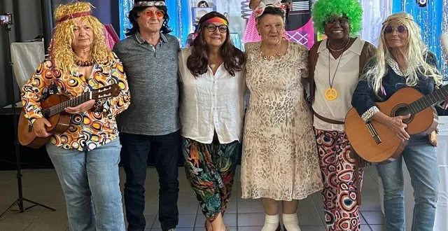 photo  certains membres ont joué le jeu et se sont déguisés.  &copy;  le maine libre 