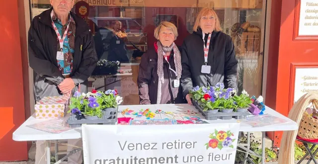 photo  au total, 360 fleurs ont été données.  &copy;  co 