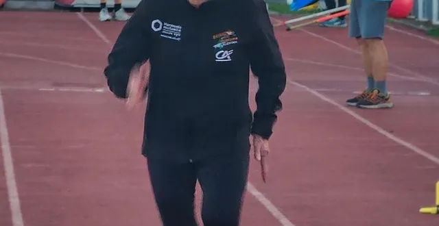 photo  micheline bailly à l’entraînement cette semaine au stade gérard-saint.  &copy;  ouest-france 