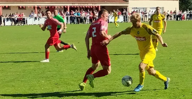 photo  beaumont avait validé sa qualification pour le cinquième tour de la coupe de france à sainte-foy.  &copy;  ouest-france 