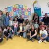 photo  de nombreuses familles, ici avec les animateurs, ont participé à la première séance des petits bonheurs samedi 4 octobre. 