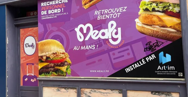 photo  le restaurant mealy, du youtubeur michou, ouvrira face à la gare du mans.  &copy;  ouest-france 