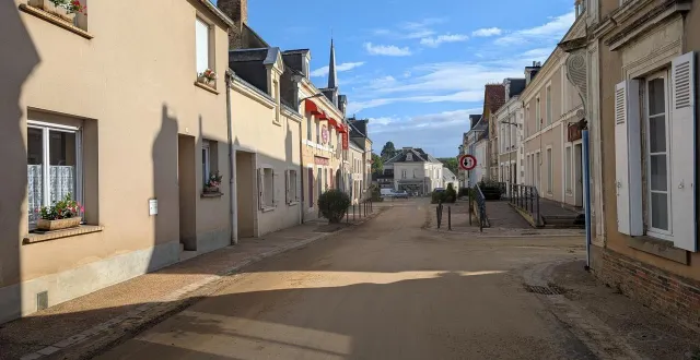 photo  une solution pour ne plus voir le centre bourg recouvert par la boue ?  &copy;  ouest-france 