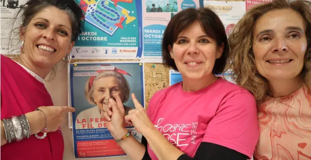 photo  nadège poilane (anjou accompagnement), catherine kitour du ssiad loire et coteaux, partenaires de ce temps fort auprès de dorothée gourdon, directrice de soleil de loire. « même nous, pourtant professionnelles de longue date, nous sommes fait cueillir par l’émotion », avouent-elles en chœur.  &copy;  co 